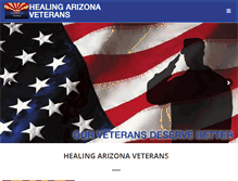 Tablet Screenshot of healingarizonaveterans.org